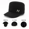 Gorra de Pato con Forro de Felpa para Invierno para Hombres de Mediana Edad y Mayores, Engrosada y Cálida, Adecuada para Clima Frío, Gorra de Cuero con Protección para los Oídos para Personas Mayores