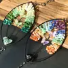 Nova decoração pendente artesanal transfronteiriça de cristal de cascalho torcido, dupla borboleta, árvore da vida, em forma de coração para cortinas internas, atacado