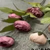 La flor de peonía artificial más vendida de Amazon, tallo único con 4 peonías rosa claro, tela de seda, adecuada para arreglos florales de hogar y boda, transfronterizo