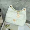 2025 Nova Bolsa Pequena de Fragrância Primeira Camada Couro Bovino Bolsa Hobo Tmall Elf Moda Mais Fácil de Combinar Passeio Transversal Bolsa Feminina