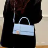 Bolso Pequeño Cuadrado de Mano de Gama Alta para Mujer de Comercio Exterior Nuevo Estilo Moderno Versátil Bolso de Hombro Único Bolso Cruzado Simple para Viajes Diarios Bolso para Mujer