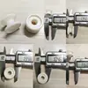 95 Rueda de Cerámica 99 Polea Aluminio de Oxidación Titanio Cerámica Resistente al Desgaste Guía de Hilo Guía de Cable Piezas de Máquina Textil Fabricante Venta Directa Fija