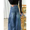 Jeans Vintage de Pierna Ancha para Mujer, Primavera 2026, Súper Populares, de Cintura Alta, Pantalones Rectos Sueltos Estilo Americano, Muy Elegantes