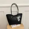 Bolso de Moda Estilo Coreano Textura Tejida Color Sólido Bolso Tote 2026 Otoño Versión Coreana Elegante Gran Capacidad Bolso de Hombro Único