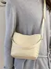 Bolsa de Couro Macio de Alta Qualidade com Padrão Trançado para Mulheres, Nova Bolsa Transversal Tendência de Nicho, Bolsa de Ombro Versátil da Moda, Transfronteiriça