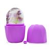 Molde de hielo para rostro rombo reduce poros rodillo de hielo hielo facial cubo de hielo facial de silicona