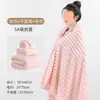 Conjunto de toalla de baño y gorro para secar el cabello de moda en vellón de coral, engrosado y sin pelusa, más absorbente que el algodón, adecuado para estudiantes