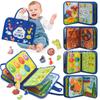 Tablero de Aprendizaje de Fieltro Transfronterizo para Educación Temprana Desarrollo Cognitivo Infantil Entrenamiento Juguetes Educativos Tablero Ocupado de Fieltro Montessori para Niños Pequeños