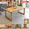 Escritorio para sala de estar, escritorio largo grande para leer y estudiar, mesa de comedor para el hogar, mesa doble larga, estación de trabajo para computadora