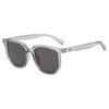 Gafas de sol marrones irregulares, venta al por mayor, populares en la red, gafas de sol retro UV, gafas de sol para hombres y mujeres.