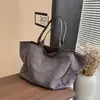 Bolso de Niña Estilo Coreano Estampado de Leopardo Chic Moderno Alto Valor Gran Capacidad Bolso de Hombro para Estudiante Bolso Tote Perezoso de Nicho