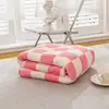 Manta Fina de Franela con Pelo Manta de Coralina Individual Doble Franela Color Sólido Sábana Cálida Dormitorio Estudiantil