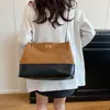 Bolso de Mano Acolchado Estilo Tweed para Mujer Otoño Temprano 2025 Diseño de Nicho Bolso Cruzado Versátil para el Día a Día