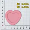 Funda para Teléfono Móvil de Silicona Suave de PVC Estilo Ins Súper Caliente Popular Espejo Corazón Espejo Accesorios Hechos a Mano DIY