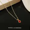 Colar com Pingente Vintage Feminino Simples de Alta Qualidade Elegante Luxo Leve Nicho Nova Chegada Corrente para Clavícula Acessórios Versáteis