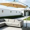 Guarda-chuva de Banana de Fábrica para Varanda Externa, Jardim, Quiosque, Guarda-sol para Lazer ao Ar Livre, Toldo para Pátio Aberto