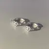 Pendientes de Cuero con Forma de Corazón para Mujer, Diseño de Nicho, Joyería Simple y Elegante con Forma de Corazón, Nuevo Estilo de Moda 2025