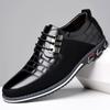Mildon 9906 cross-border 5 cores tamanho grande sapatos casuais de couro sapatos masculinos saco OPP embalagem sem caixa de sapato 38-52 jardas em estoque