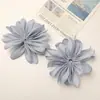 Outono e Inverno Coreanos Tecido de Cetim Suave Seda Brilhante Gardênia DIY Acessórios de Cabelo Feitos à Mão Acessórios para Vestuário Acessórios
