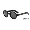 Gafas de Sol Redondas Transfronterizas para Mujer, Montura Grande, Efecto Adelgazante, Estilo Callejero, Viaje, Protección Solar, Gafas de Sol de Moda, Uv400