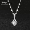 Xi goo D0429 S925 Prata moda diamante pingente geométrica clavícula cadeia personalidade design sentido colar humanóide
