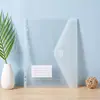 Pasta de Folhas Soltas, Bolsa para Armazenamento de Provas, Pasta para Documentos A4, Organizador Transparente para Classificação, Bolsa para Arquivo com 11 Furos e Velcro