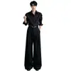 Pantalones de traje casual de alta gama estilo Hong Kong con caída para hombre 2026 otoño pierna ancha que alarga la pierna rectos de pierna de traje modernos
