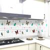 Pegatinas de cocina a prueba de aceite autoadhesivas para gabinete, papel de aluminio, papel de estaño, impermeables, a prueba de humedad, almohadilla, tapete para gabinete, cajón, mesa, renovación, papel tapiz