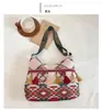 Bolso Bandolera Bohemio Vintage con Borlas para Mujer Estilo Étnico Bolso de Lona Bordado Bolso de Hombro Casual para Viajes Vacaciones