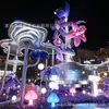 Gazebo de Fibra de Vidro Grande Flor Escultura Decorativa Shopping Praça Exterior Luminoso Flor Instalação de Arte Paisagem Ponto de Check-in