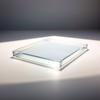 Chapa de Acrílico Transparente Curvada a Quente Plexiglass Curvo Caixa Polida Suporte de Exibição de Plástico UV Alta Transparência