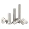 Tornillos para Muebles de Acero Inoxidable 304 de Cabeza Plana Hexagonal M6/M8 Tornillos de Cabeza Plana Redonda Hexagonal