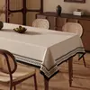 Toalha de Mesa Estilo Vintage Impermeável à Prova de Óleo Lavável Luxo Retro para Mesa de Centro de Casa Capa de Mesa em PVC