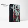 Aliexpress Mais Vendido Caveira Rosa Capa de Celular Iphone17 Apple 18Pm Duas em Uma Capa Protetora Anti-Queda Abrangente