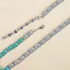 Super Flash Joyería de Mano de Lujo Llena de Diamantes y Circonitas Popular Collar para Mujer Cadena para Clavícula Geométrica Degradada Versátil Joyería al por Mayor