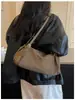 Bolso de Hombro Único con Correa Larga Moda de Alta Gama Comercio Exterior Versátil Textura de Gamuza Elegante para Viajes Cotidianos Estilo Coreano Bolso de Mano
