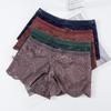 Roupa íntima sexy transfronteiriça feminina charmosa de renda quente transparente cintura baixa algodão entrepernas shorts de senhora cabeça