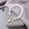 Explosões Super Fada Mori Cristal Lua Pulseira Feminina Design de Nicho Estudante Joker Cor Doce Pulseira de Namorada