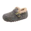 Nuevos Zapatos Birkenstock de Invierno para Mujer Cómodos de Poner No Cansan los Pies Modernos Versátiles con Forro de Terciopelo Engrosado Zapatos Casuales Zapatos para Mamá