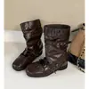 [En Stock] Botines Deportivos de Ballet Desmontables Dual-Wear para Mujer, Botas Frescas con Cordones para Primavera/Verano, Suela Gruesa, Punta Cuadrada