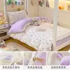 Categoria Mãe e Bebê Estilo Floral Creme Gaze de Camada Dupla Capa de Edredom Conjunto de Três Peças Quarto de Estudante Lavável à Máquina Capa de Edredom Individual