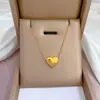 [Full-body aço titânio] full-body titanium forno de aço real colar de ouro frio feminino ins Net acessórios cadeia de clavícula vermelha