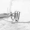 Pendientes populares de clip para oreja con forma de mariposa y circonitas microincrustadas para cartílago, sin perforación y sin perforación.