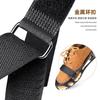 Conjunto de Fivelas Inversas de Velcro Tira de Velcro Crampons de Nylon Ajustável Laço Gancho e Loop Dentado Neve Antiderrapante Cadarços