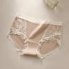 Ropa Interior de Encaje para Niñas Calzones de Algodón para Mujer Estilo Puro 2024 Nuevo Sexy Short de Cintura Media