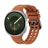 Aplicável para Samsung Galaxy Watch 9 Samsung Galaxy Watch 8/8 Classic Pulseira de Relógio de Silicone com Furos em Duas Fileiras