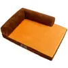 Cama para gato cama para perro cama para mascota desmontable y lavable con respaldo alfombrilla grande para perro suministros para mascotas venta al por mayor directa de fábrica