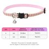 Nuevo collar de terciopelo con lazo para mascotas, bonito collar con cascabel para gatos y perros de Amazon, venta al por mayor