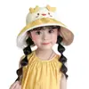 Chapéus Finos de Verão para Crianças, Chapéus de Proteção Solar Fofos e Adoráveis para Meninas, Meninos e Bebês, Chapéus com Viseira Solar, Chapéus de Sol da Moda