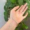 Pulsera Original de Plata Forjada Hecha a Mano Estilo Tailandés Chiang Mai para Mujer, Sencilla Pulsera S925 Brillante con Textura Martillada Abierta
